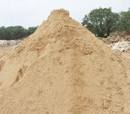 Крупнозернистый строительный песок